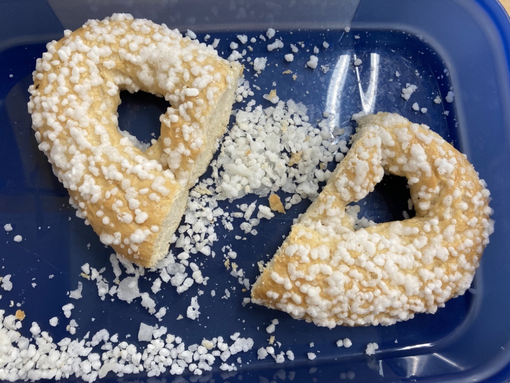 geteilte Brezel